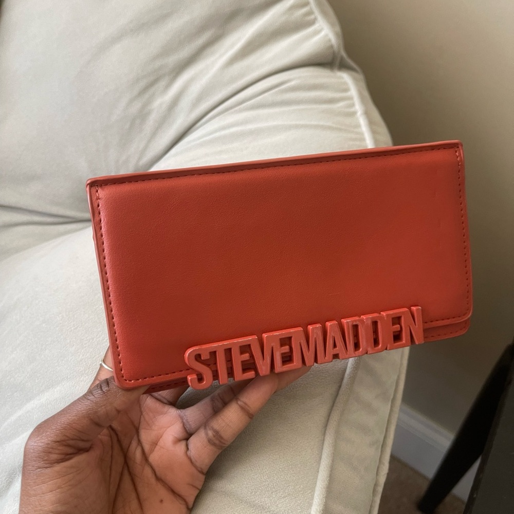 Steve Madden Orange Wallet